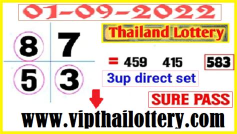 thai lotto vip|Thailand Lottery Result 01.